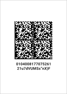 Маркировка - Пример кода маркировки